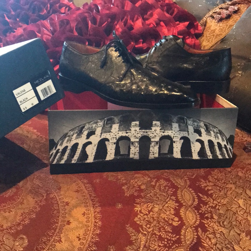 Mezlan men’s genuine Ostrich shoes